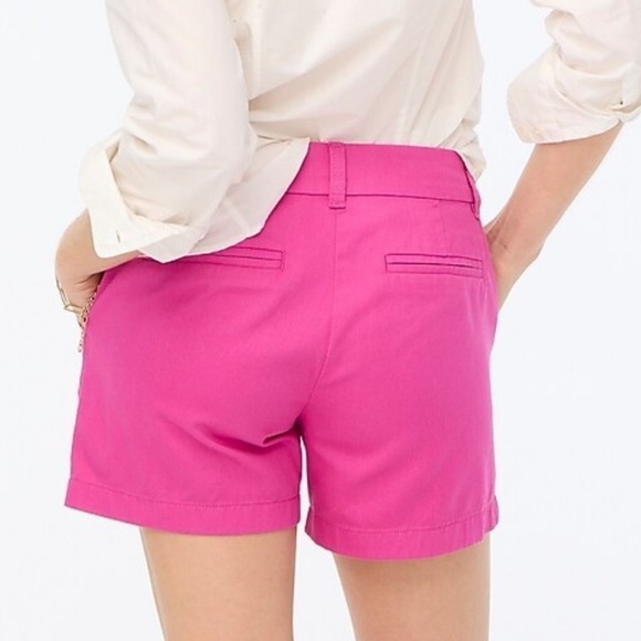 J crew classic chino shorts 5” soft azalea pink - Picture 2 of 3